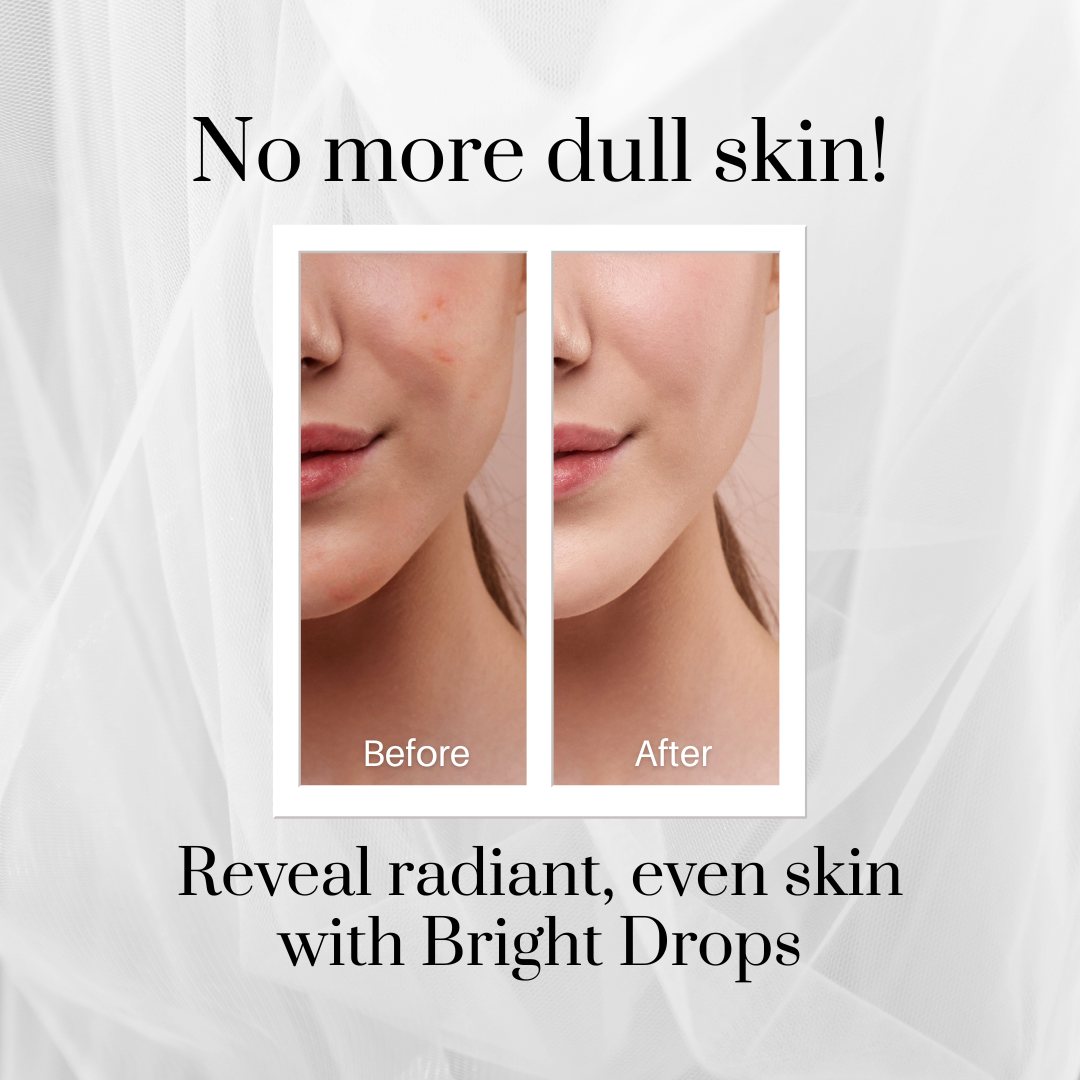 Bright Drops Brightening Serum with Alpha Arbutin + Niacinamide PC + 7 types of Hyaluronic Acid
