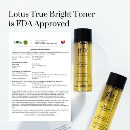 Lotus True Bright Toner with Nelupure + Cica + Pentavitin