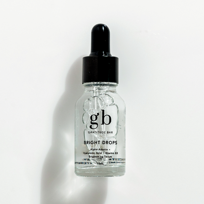 Bright Drops Brightening Serum with Alpha Arbutin + Niacinamide PC + 7 types of Hyaluronic Acid