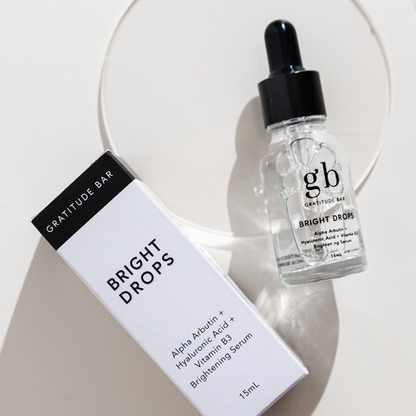 Bright Drops Brightening Serum with Alpha Arbutin + Niacinamide PC + 7 types of Hyaluronic Acid