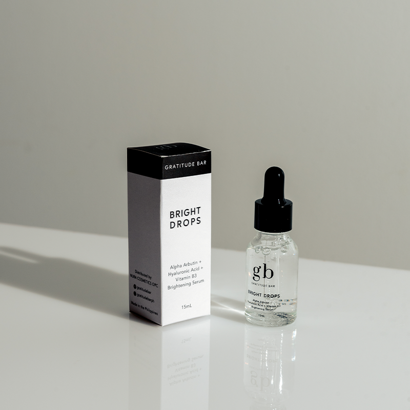 Bright Drops Brightening Serum with Alpha Arbutin + Niacinamide PC + 7 types of Hyaluronic Acid