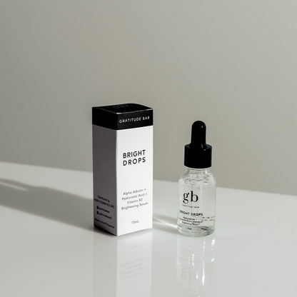 Bright Drops Brightening Serum with Alpha Arbutin + Niacinamide PC + 7 types of Hyaluronic Acid